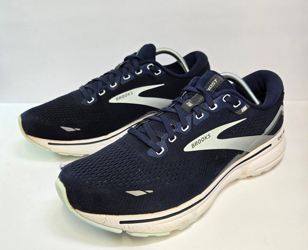 Brooks Ghost 15 Women’s Size 11 B Blue White 1203801B450